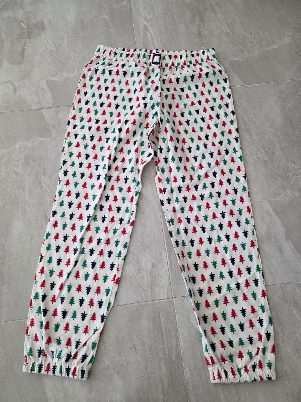 ​Unbranded  Womens M Pajama Pants Christmas Tree Print Jogger Lounge Bottoms